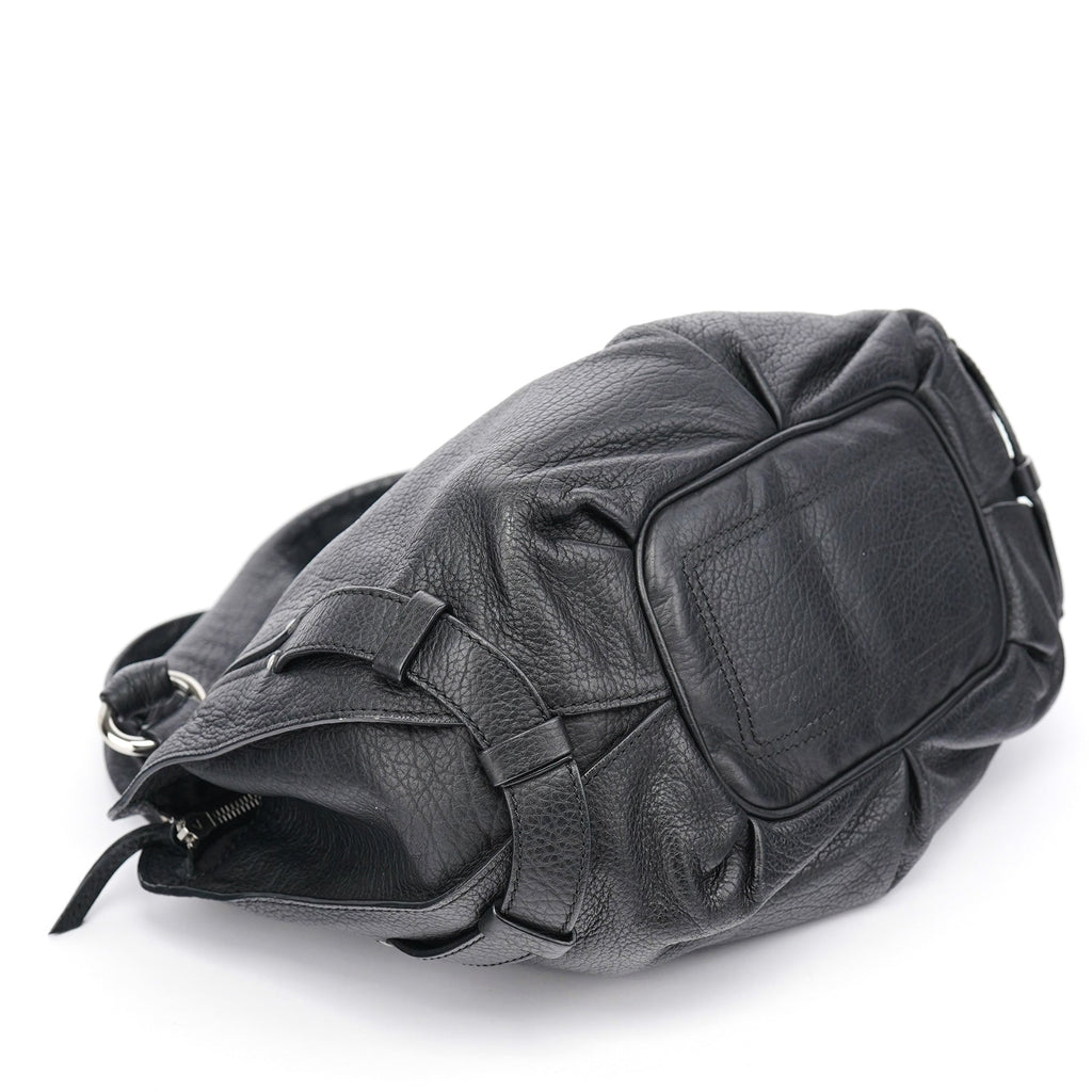 Black Leather Bittersweet Shoulder Bag