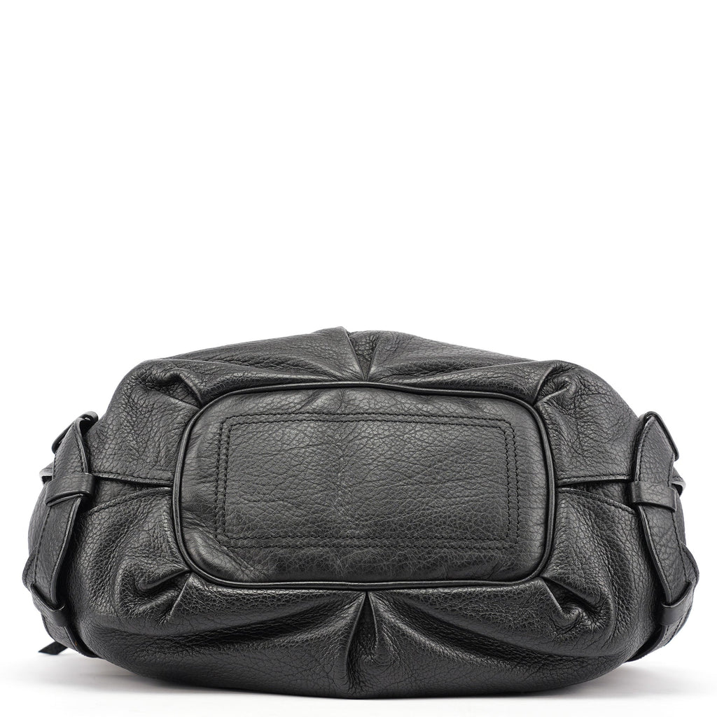 Black Leather Bittersweet Shoulder Bag