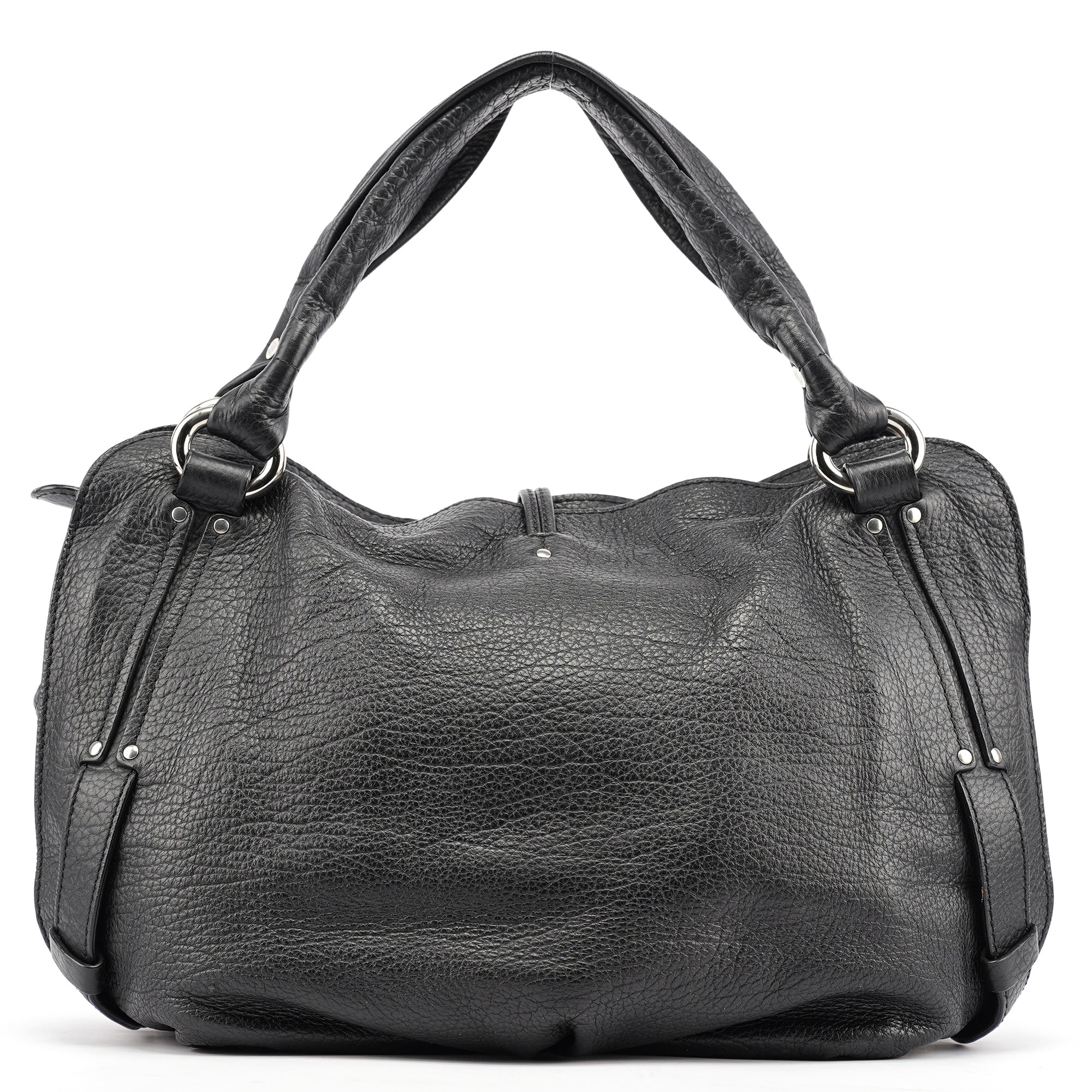 Black Leather Bittersweet Shoulder Bag