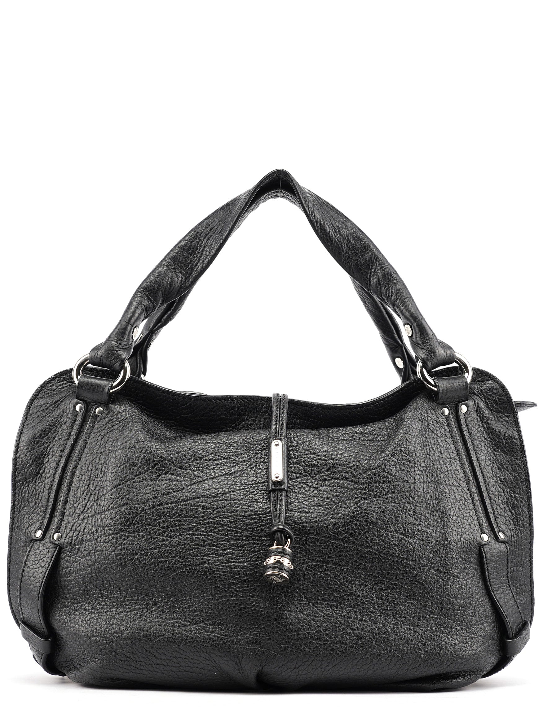 Black Leather Bittersweet Shoulder Bag