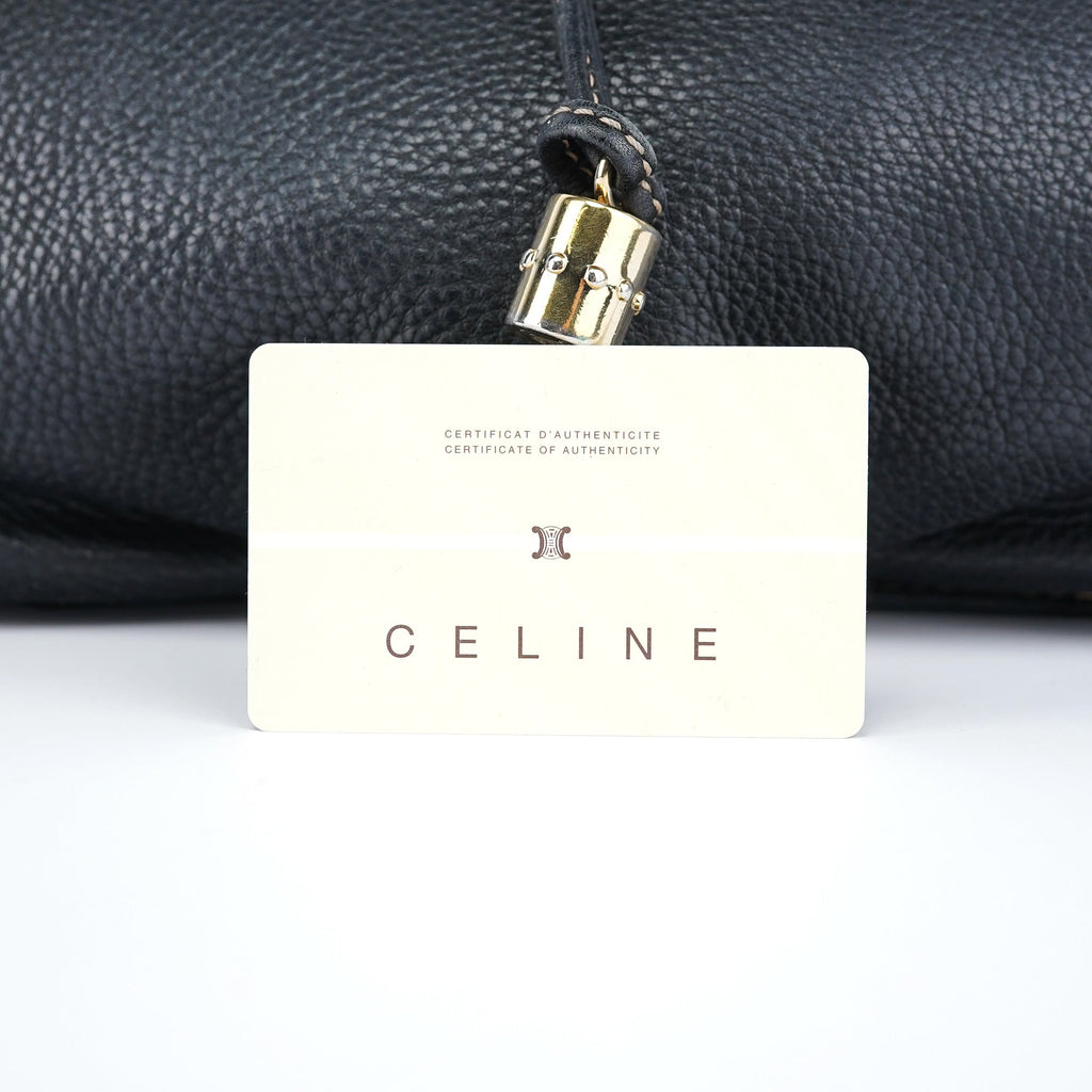 Black Leather Bittersweet Shoulder Bag