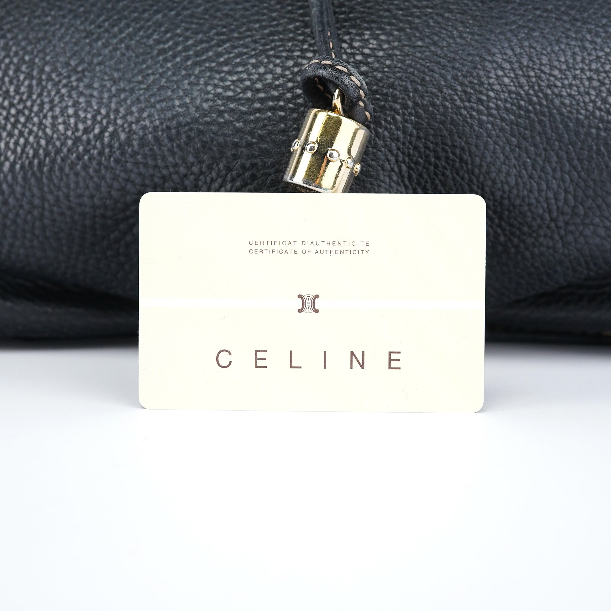 Black Leather Bittersweet Shoulder Bag