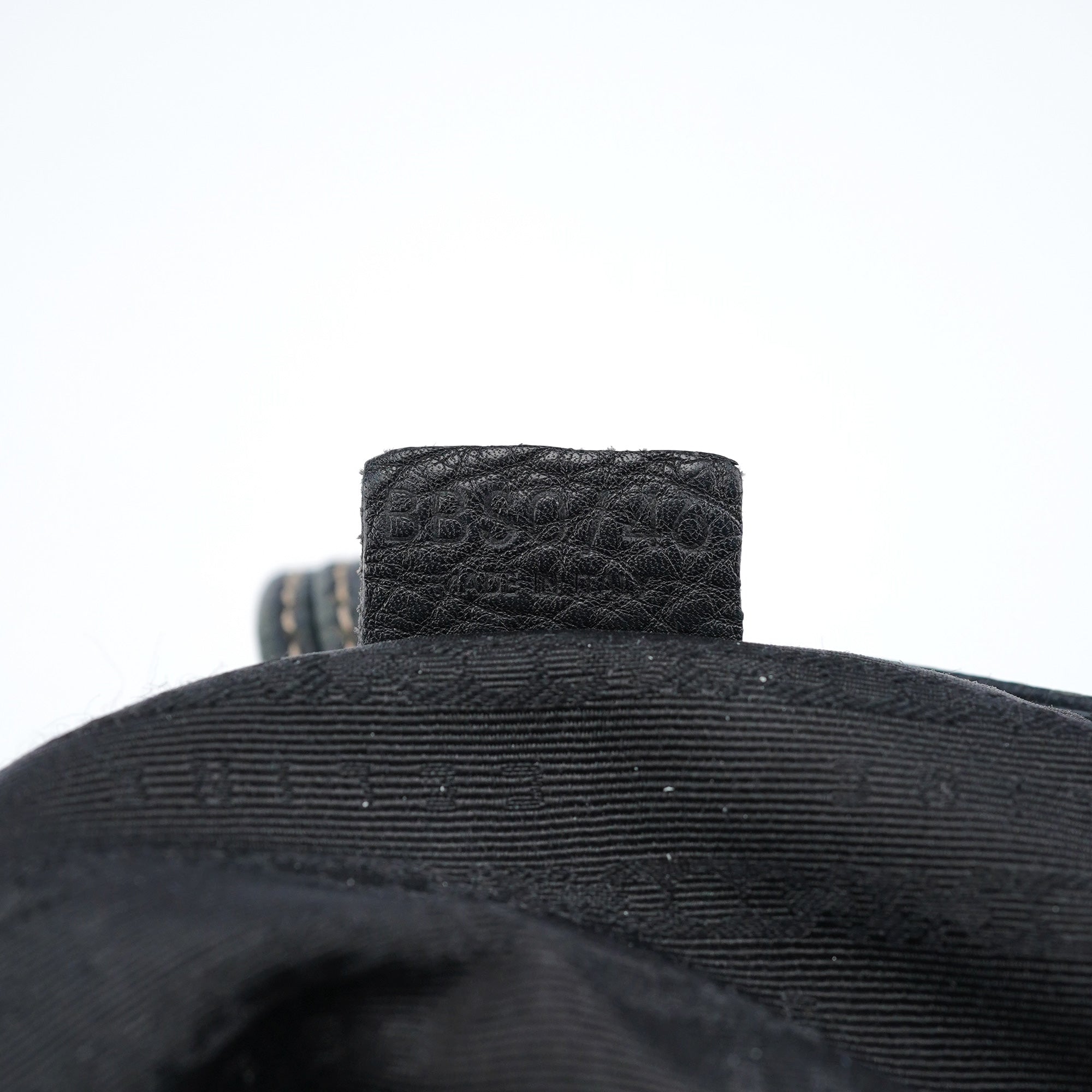 Black Leather Bittersweet Shoulder Bag