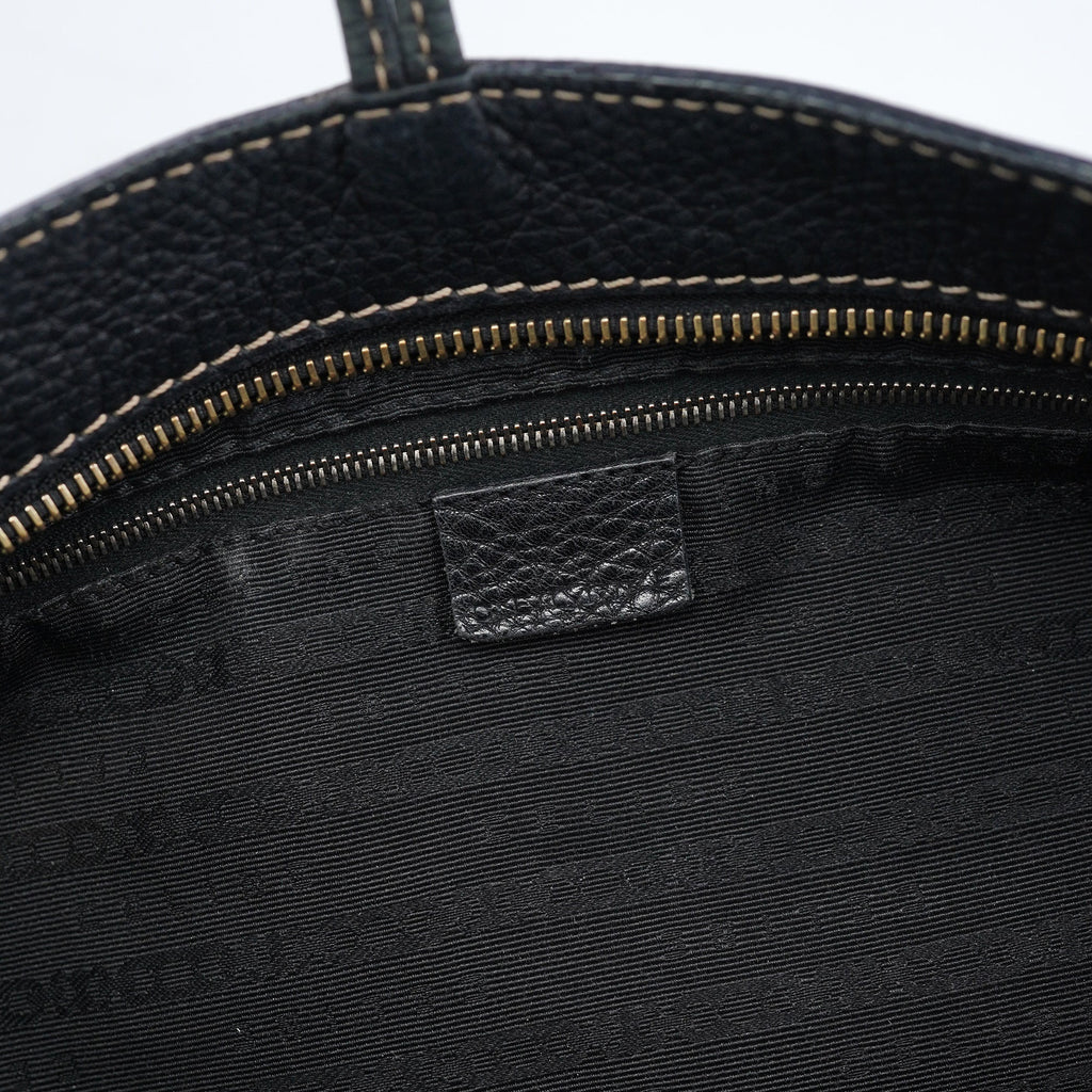 Black Leather Bittersweet Shoulder Bag
