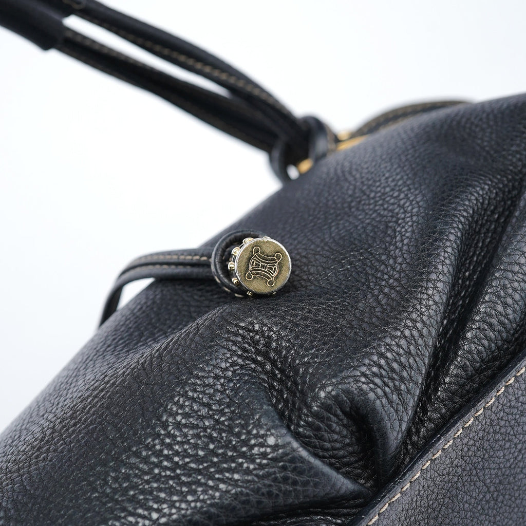 Black Leather Bittersweet Shoulder Bag