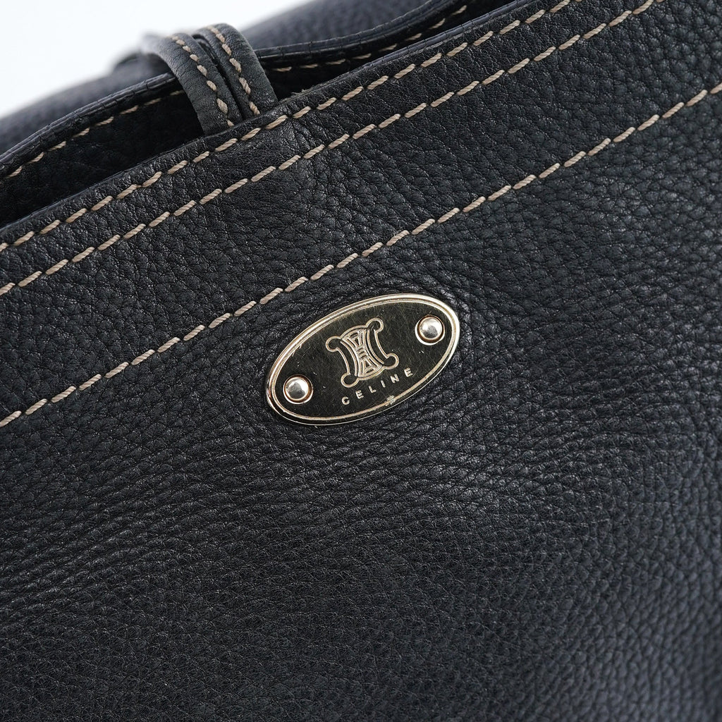 Black Leather Bittersweet Shoulder Bag