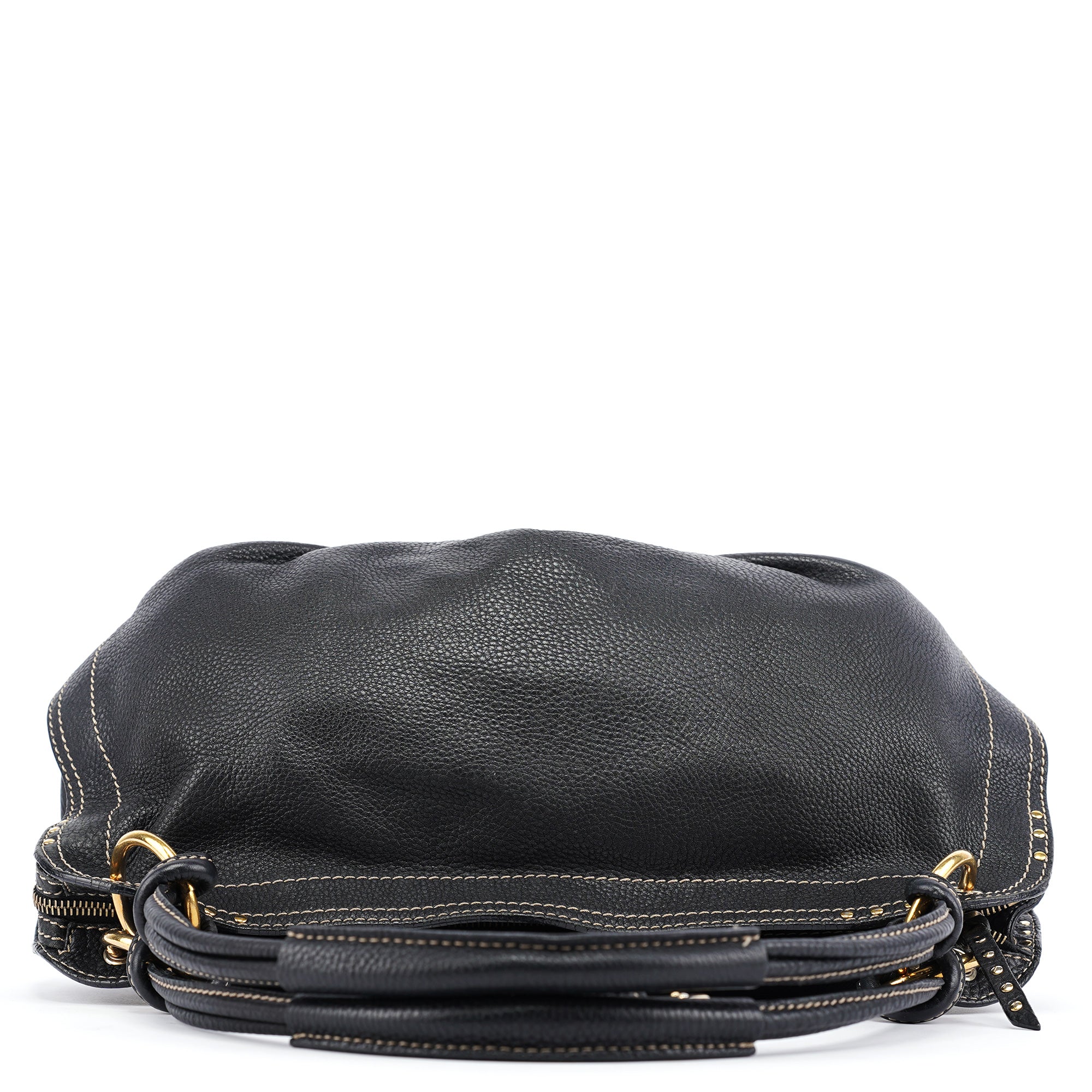Black Leather Bittersweet Shoulder Bag