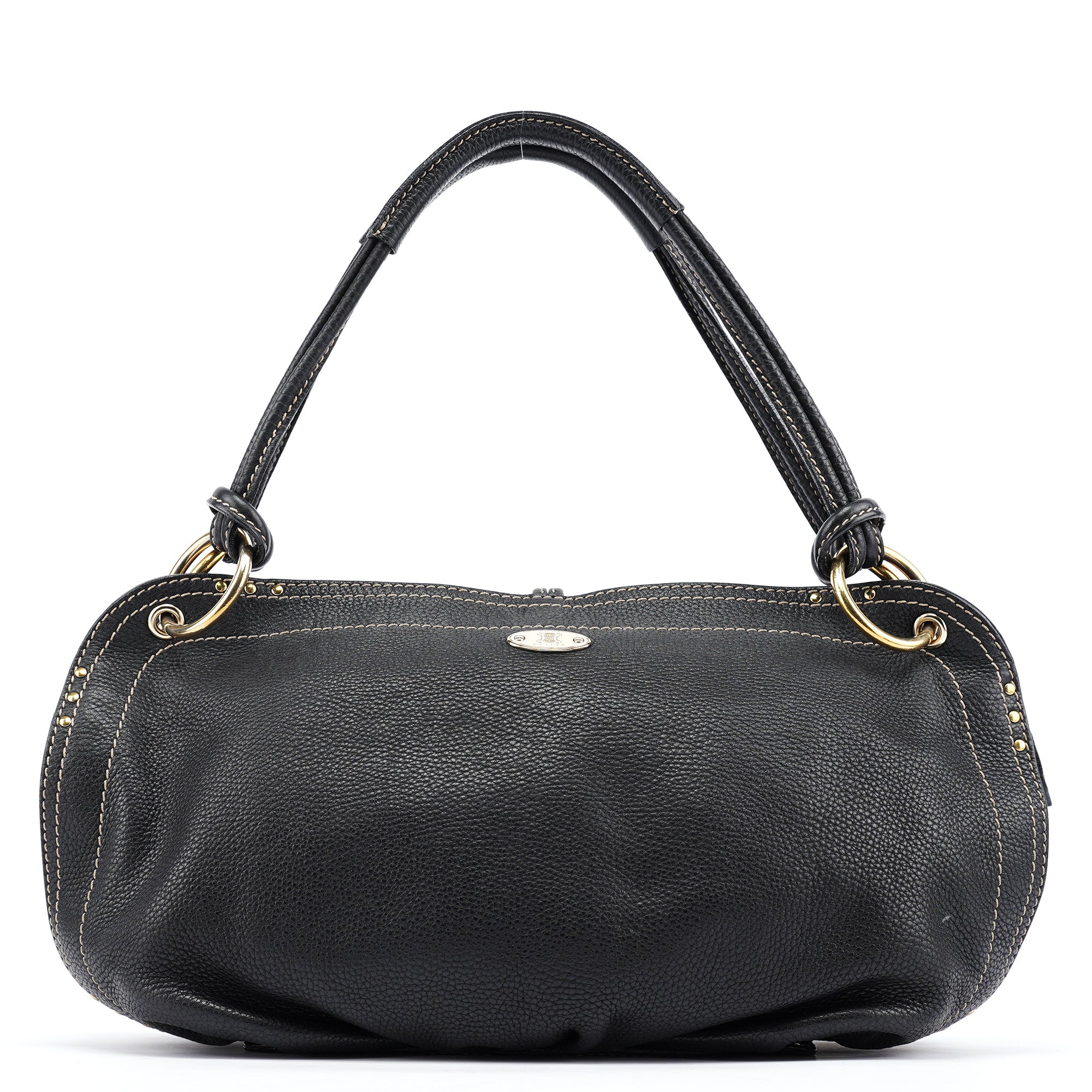 Black Leather Bittersweet Shoulder Bag