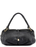 Black Leather Bittersweet Shoulder Bag