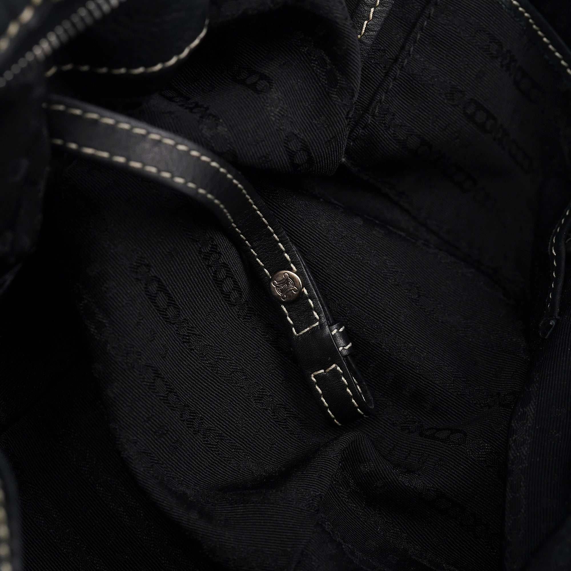 Black Leather Bittersweet Shoulder Bag