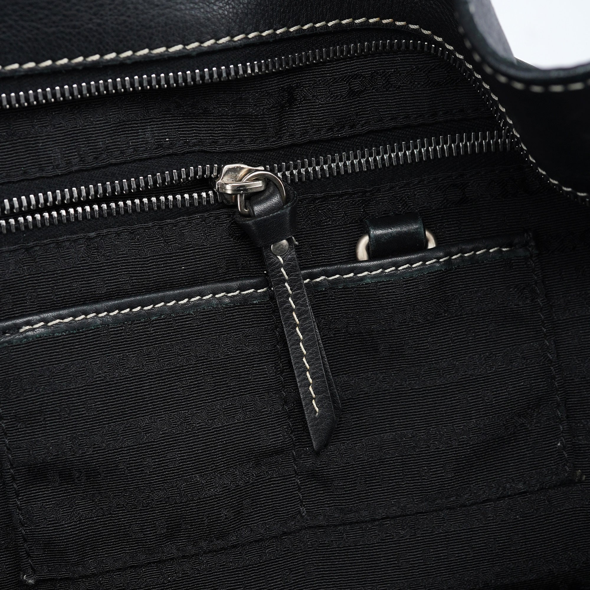 Black Leather Bittersweet Shoulder Bag
