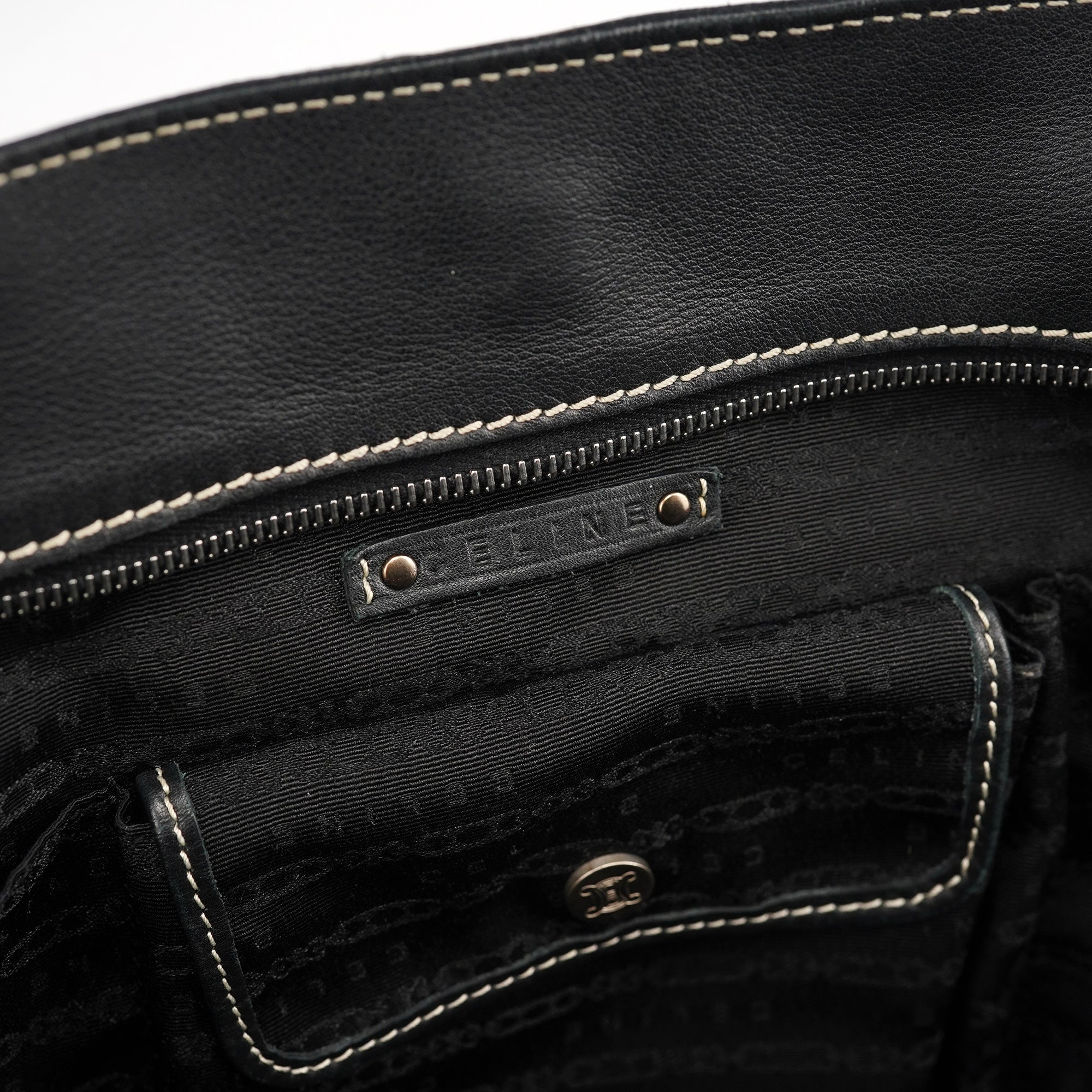 Black Leather Bittersweet Shoulder Bag