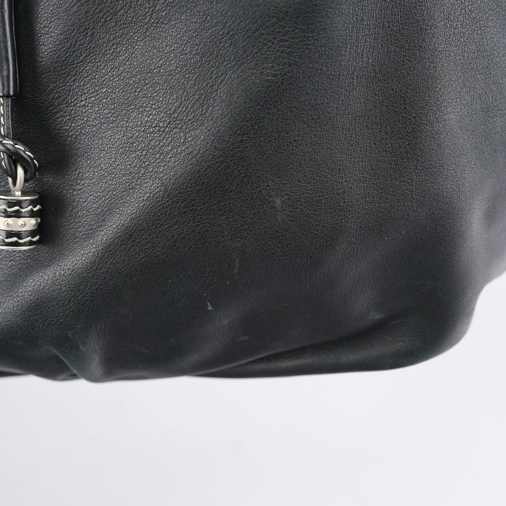 Black Leather Bittersweet Shoulder Bag