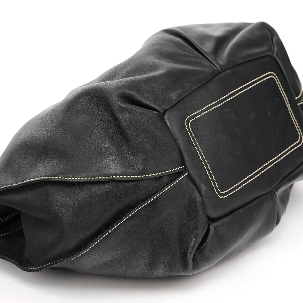 Black Leather Bittersweet Shoulder Bag