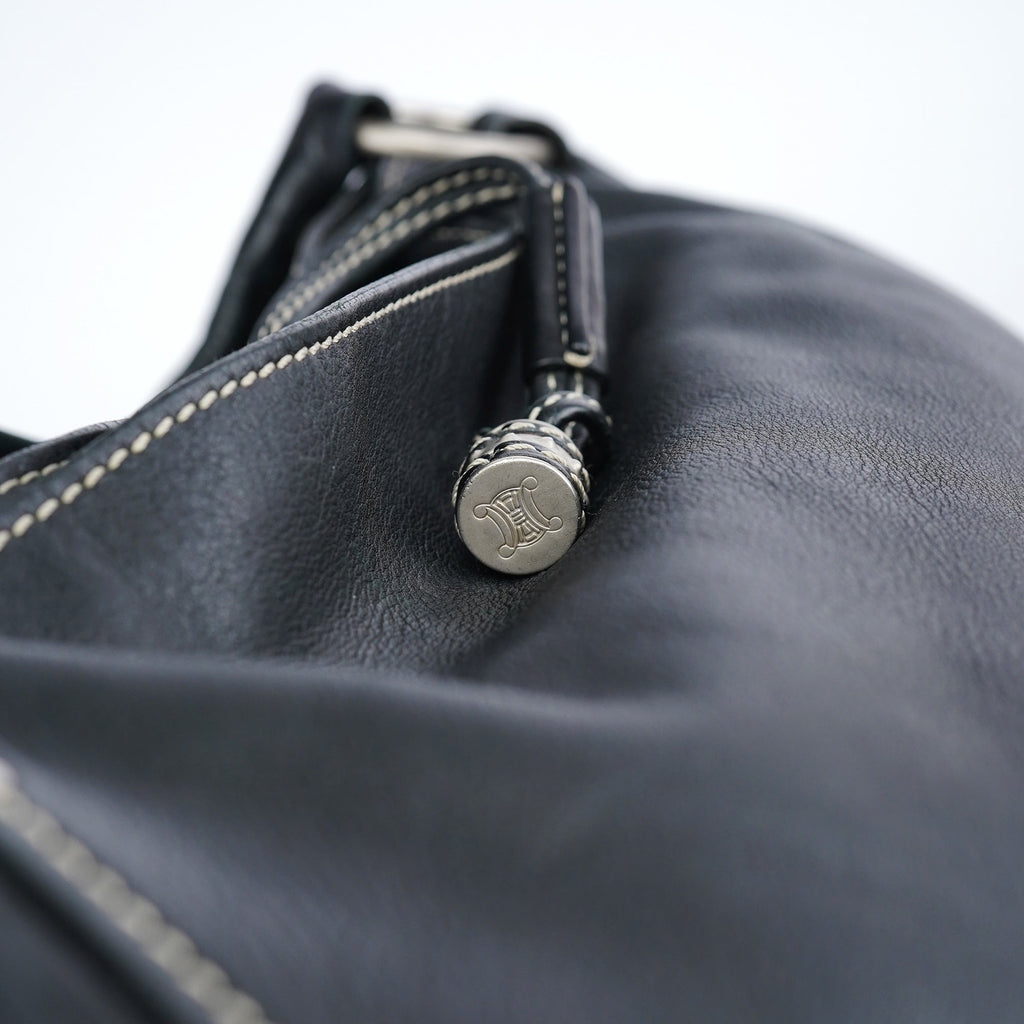 Black Leather Bittersweet Shoulder Bag