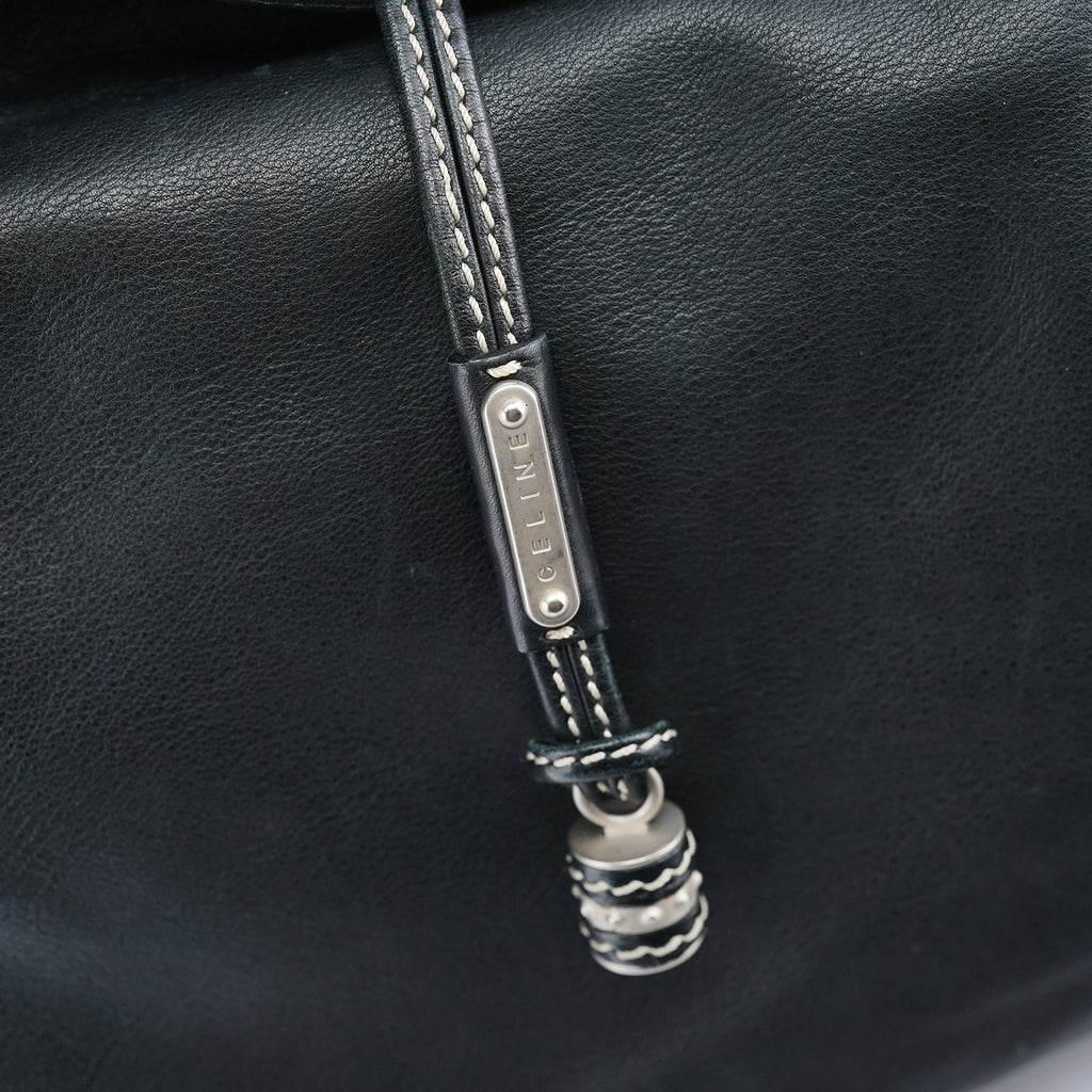 Black Leather Bittersweet Shoulder Bag