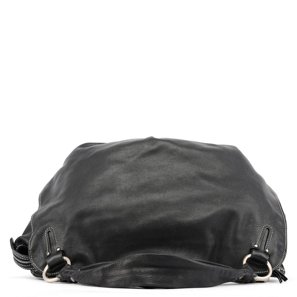 Black Leather Bittersweet Shoulder Bag