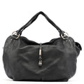 Black Leather Bittersweet Shoulder Bag
