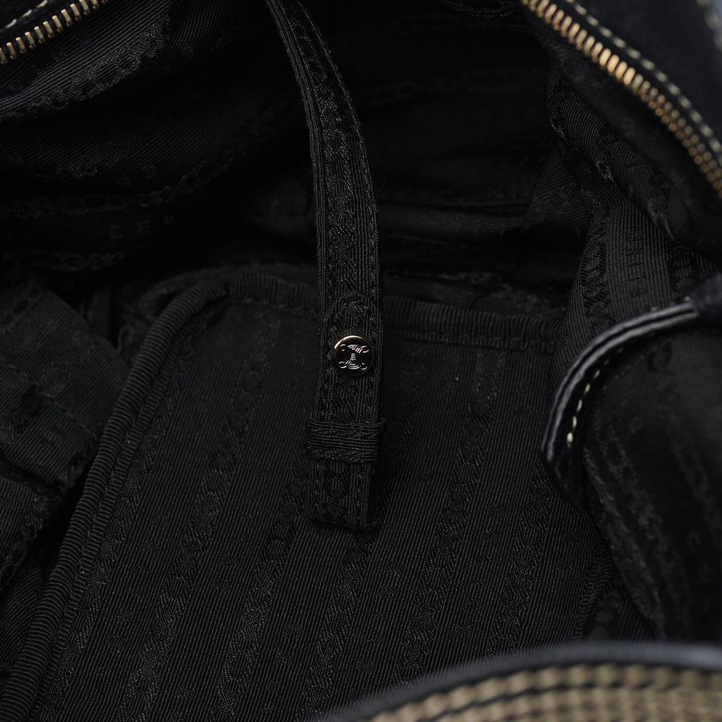 Black Leather Bittersweet Shoulder Bag
