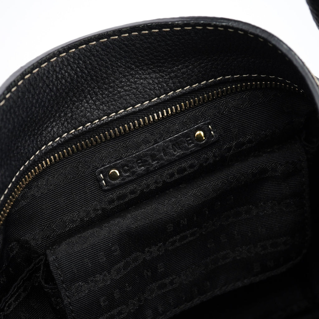 Black Leather Bittersweet Shoulder Bag