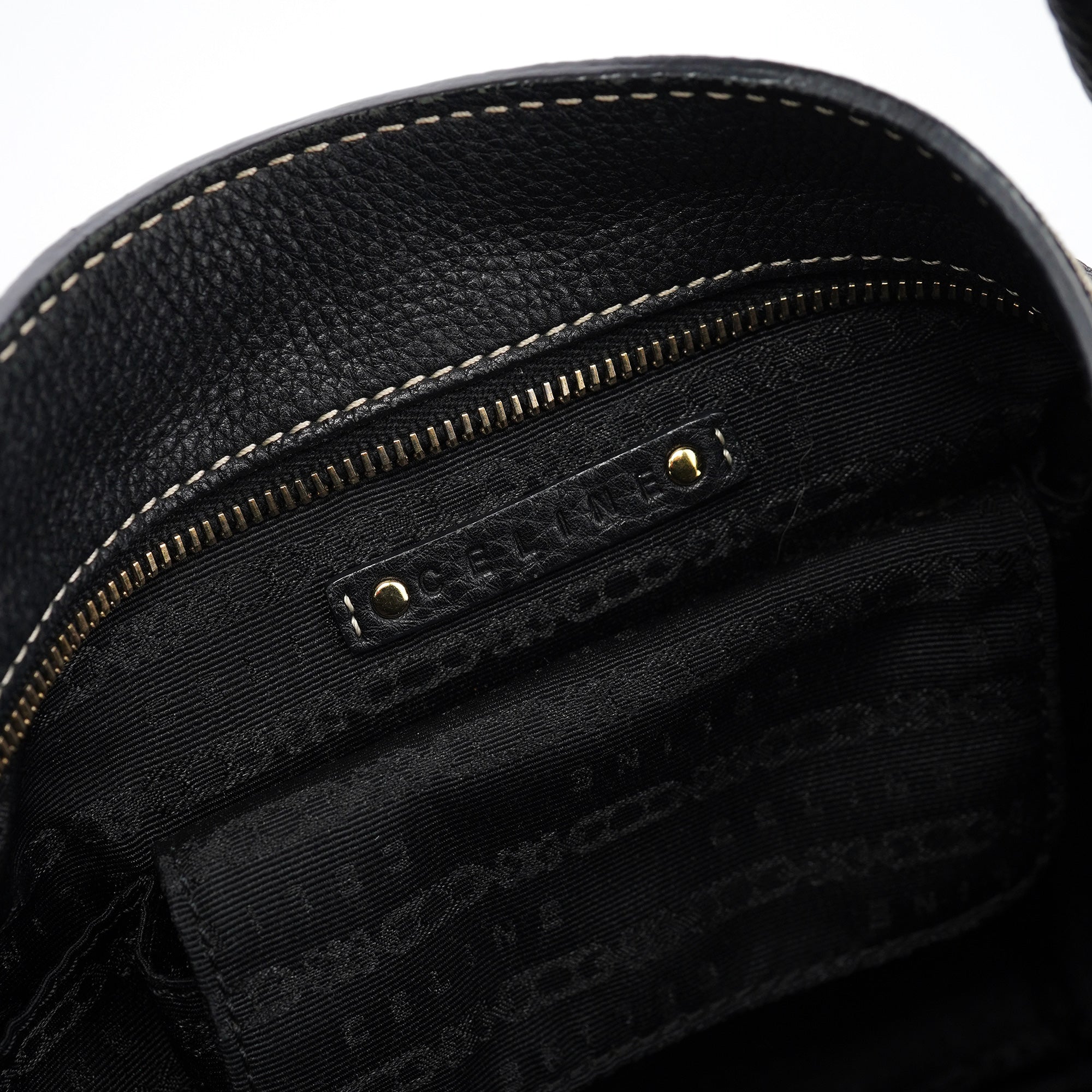 Black Leather Bittersweet Shoulder Bag