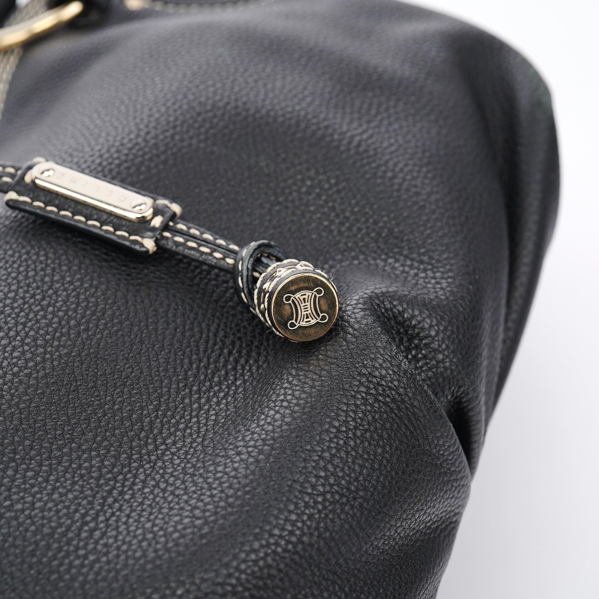 Black Leather Bittersweet Shoulder Bag