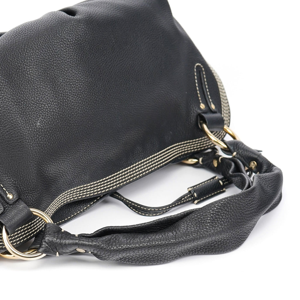 Black Leather Bittersweet Shoulder Bag