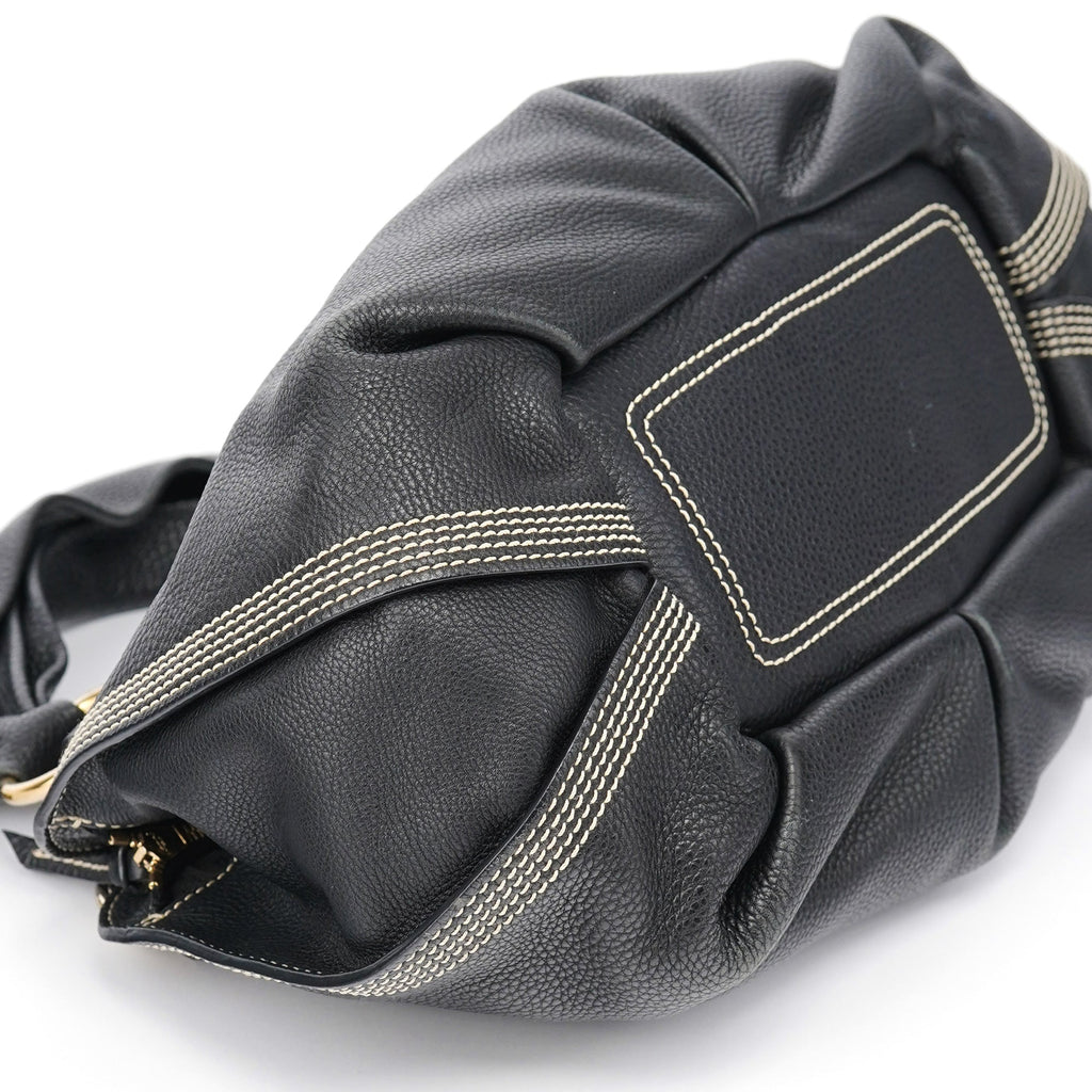 Black Leather Bittersweet Shoulder Bag