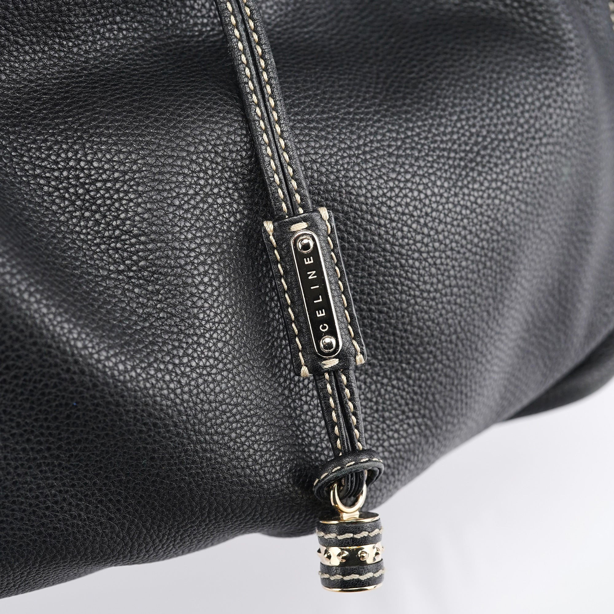 Black Leather Bittersweet Shoulder Bag