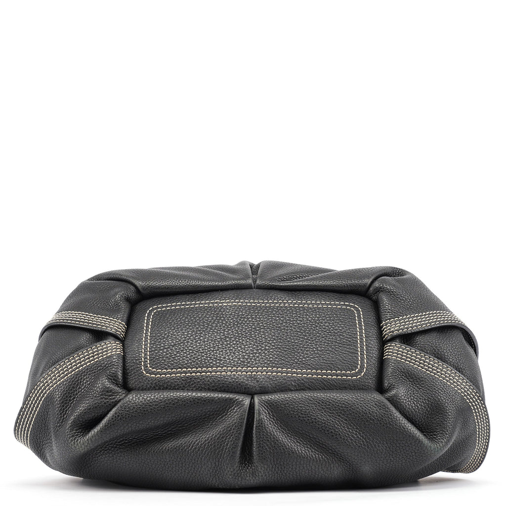 Black Leather Bittersweet Shoulder Bag