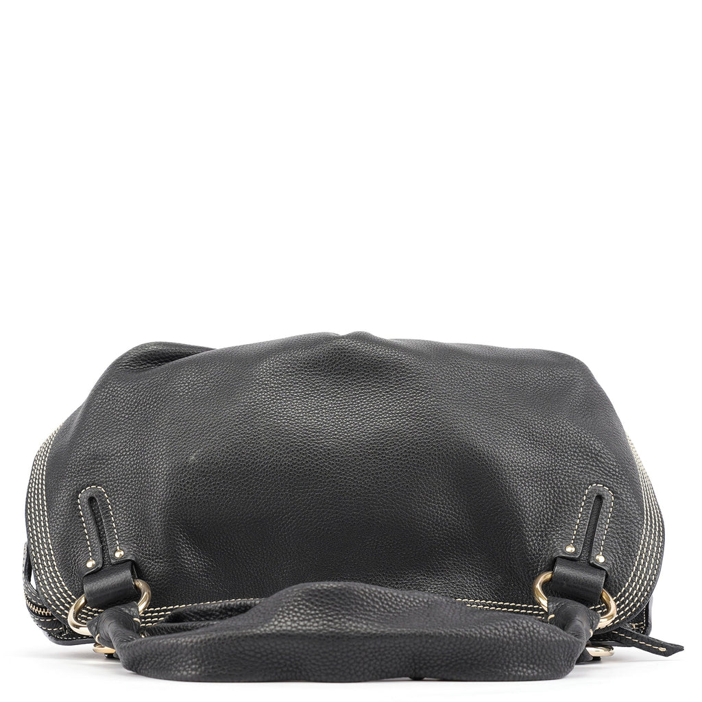 Black Leather Bittersweet Shoulder Bag