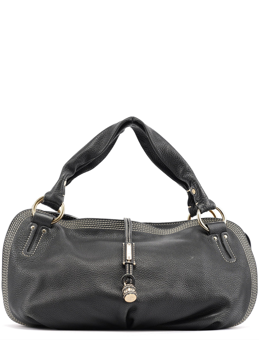 Black Leather Bittersweet Shoulder Bag