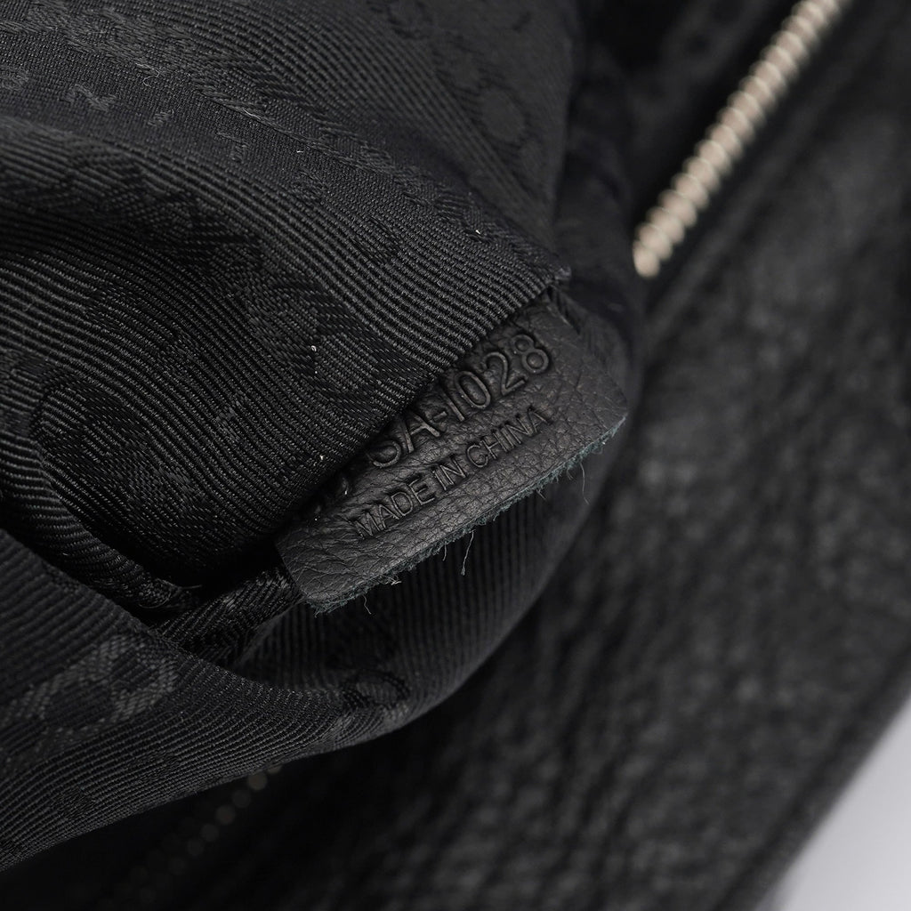 Black Leather Bittersweet Shoulder Bag