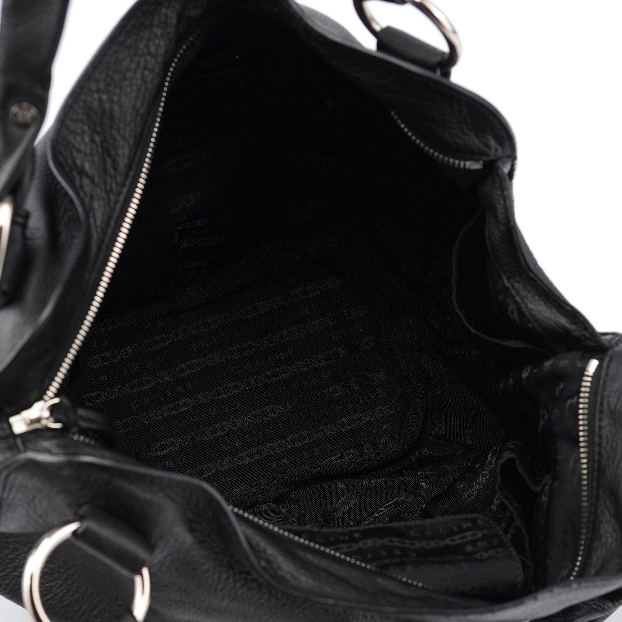 Black Leather Bittersweet Shoulder Bag