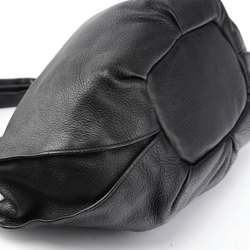 Black Leather Bittersweet Shoulder Bag