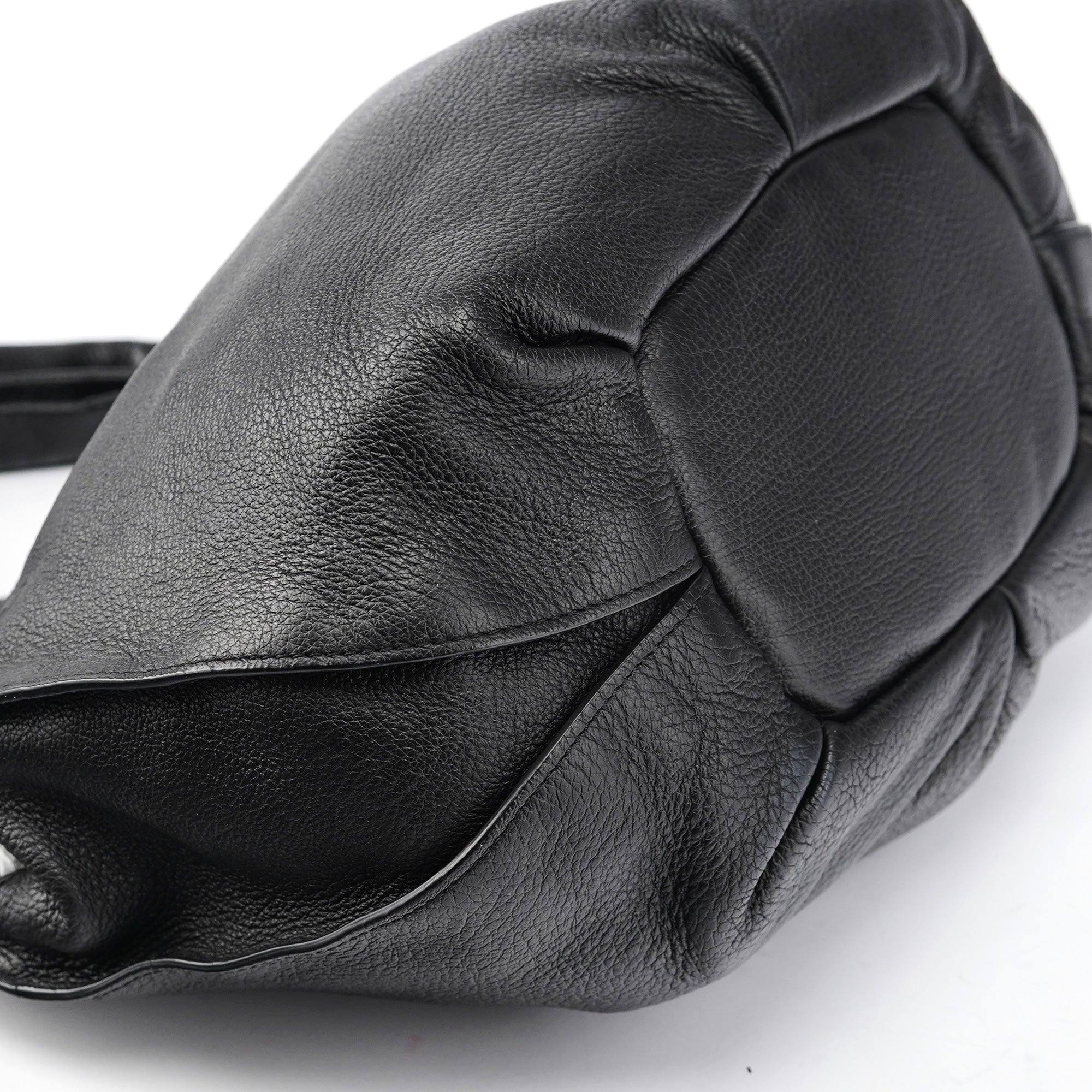Black Leather Bittersweet Shoulder Bag