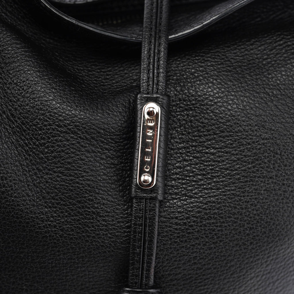 Black Leather Bittersweet Shoulder Bag