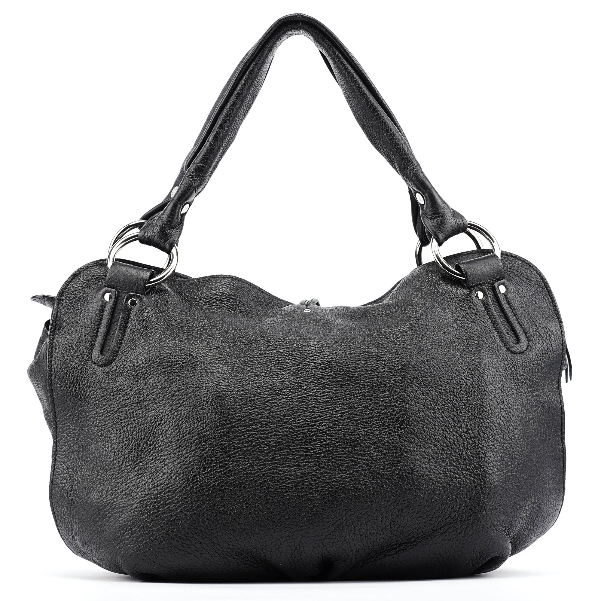 Black Leather Bittersweet Shoulder Bag