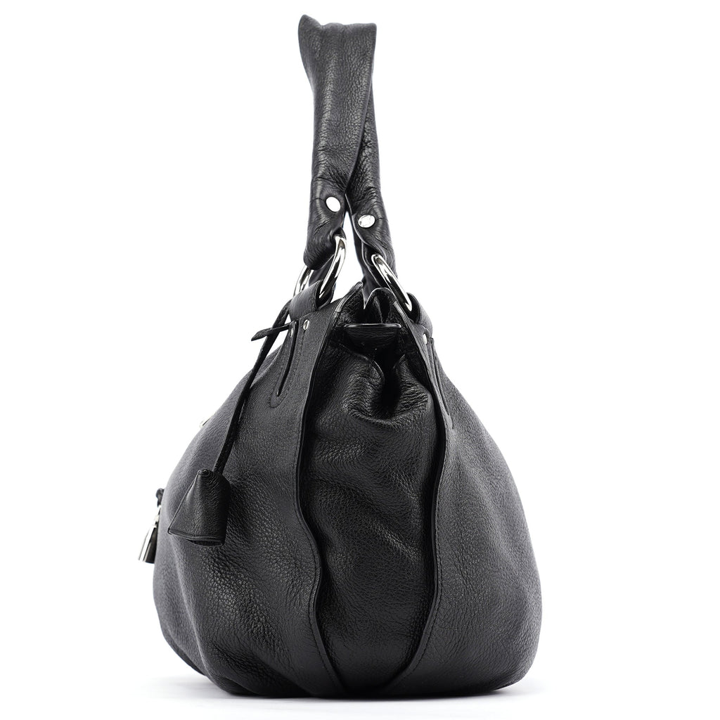 Black Leather Bittersweet Shoulder Bag