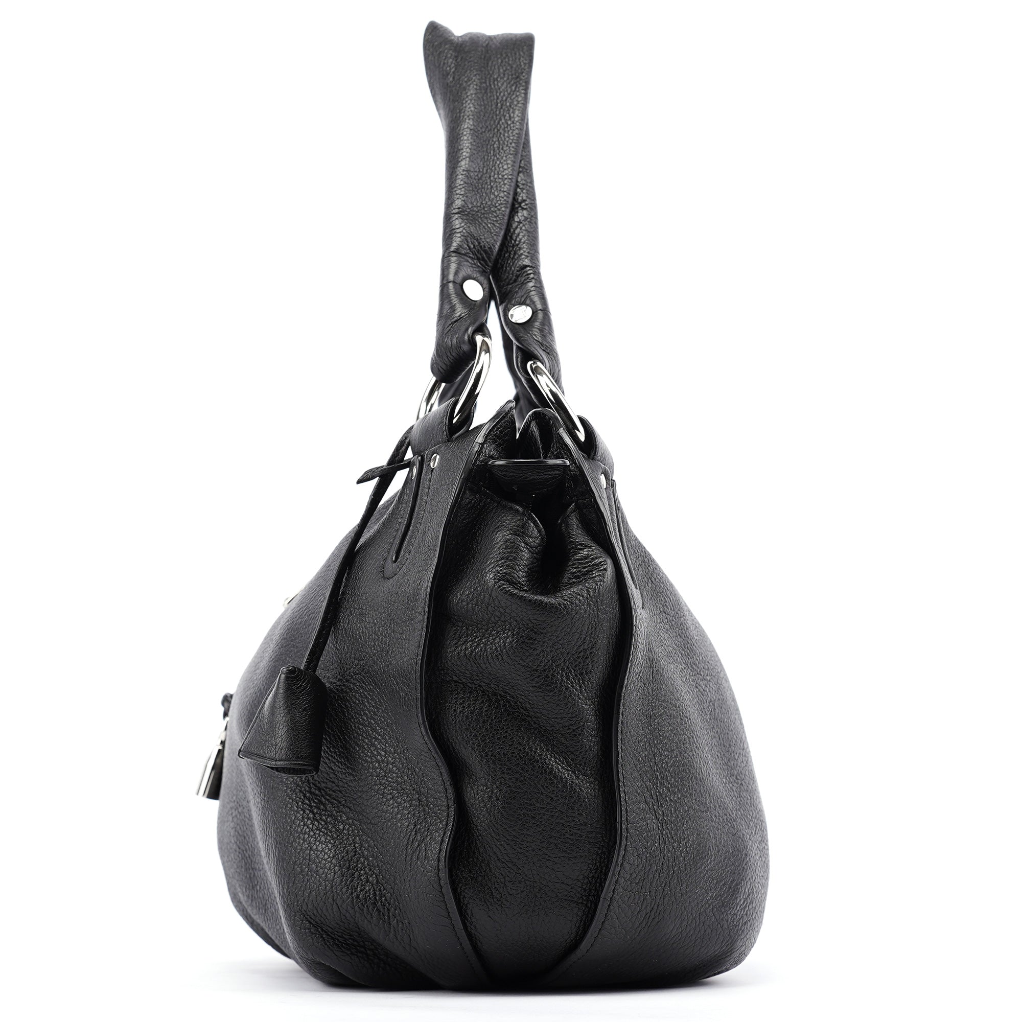 Black Leather Bittersweet Shoulder Bag