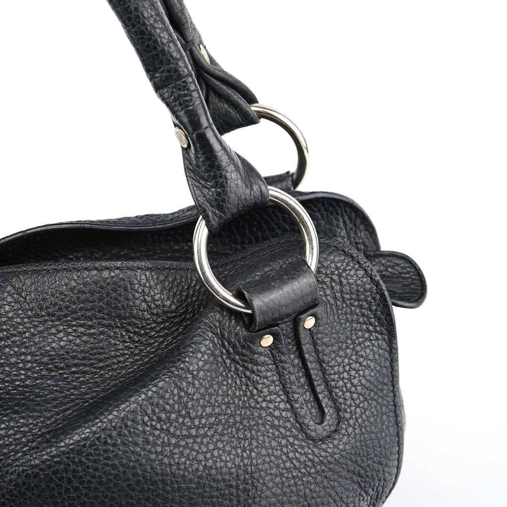Black Leather Bittersweet Shoulder Bag