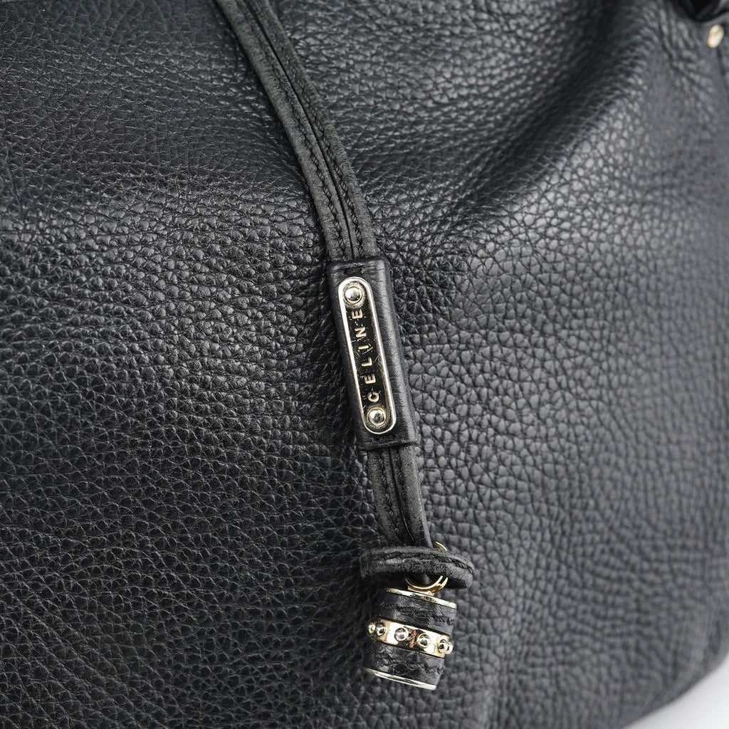 Black Leather Bittersweet Shoulder Bag