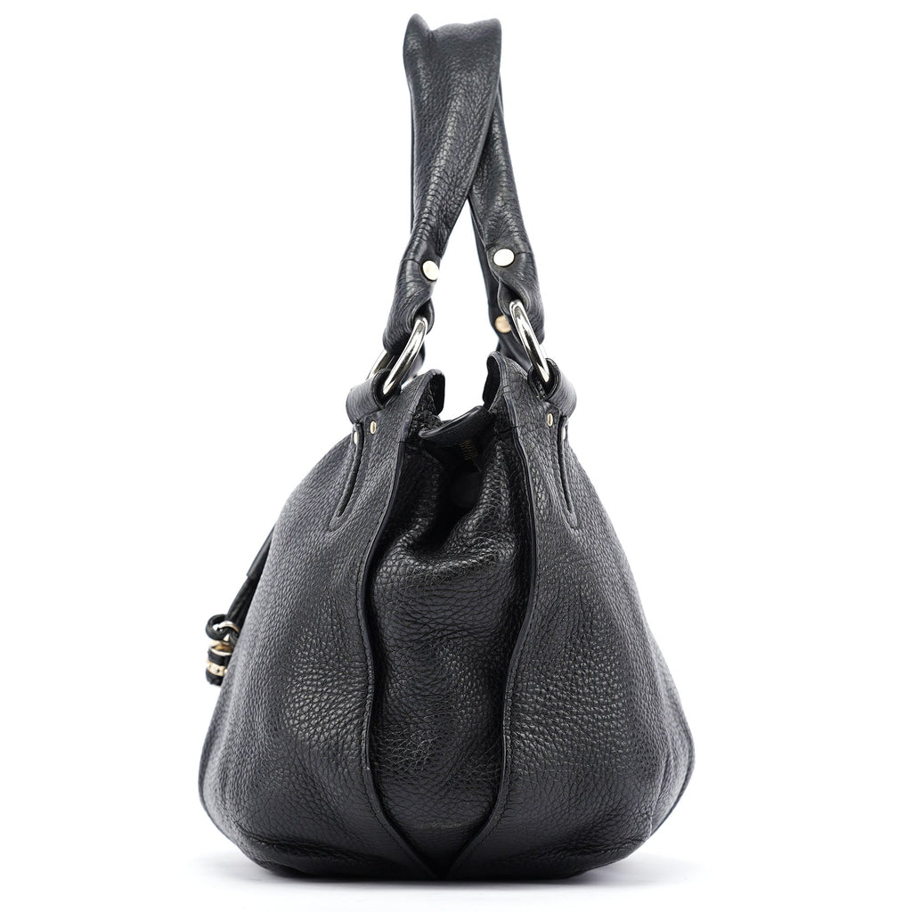 Black Leather Bittersweet Shoulder Bag