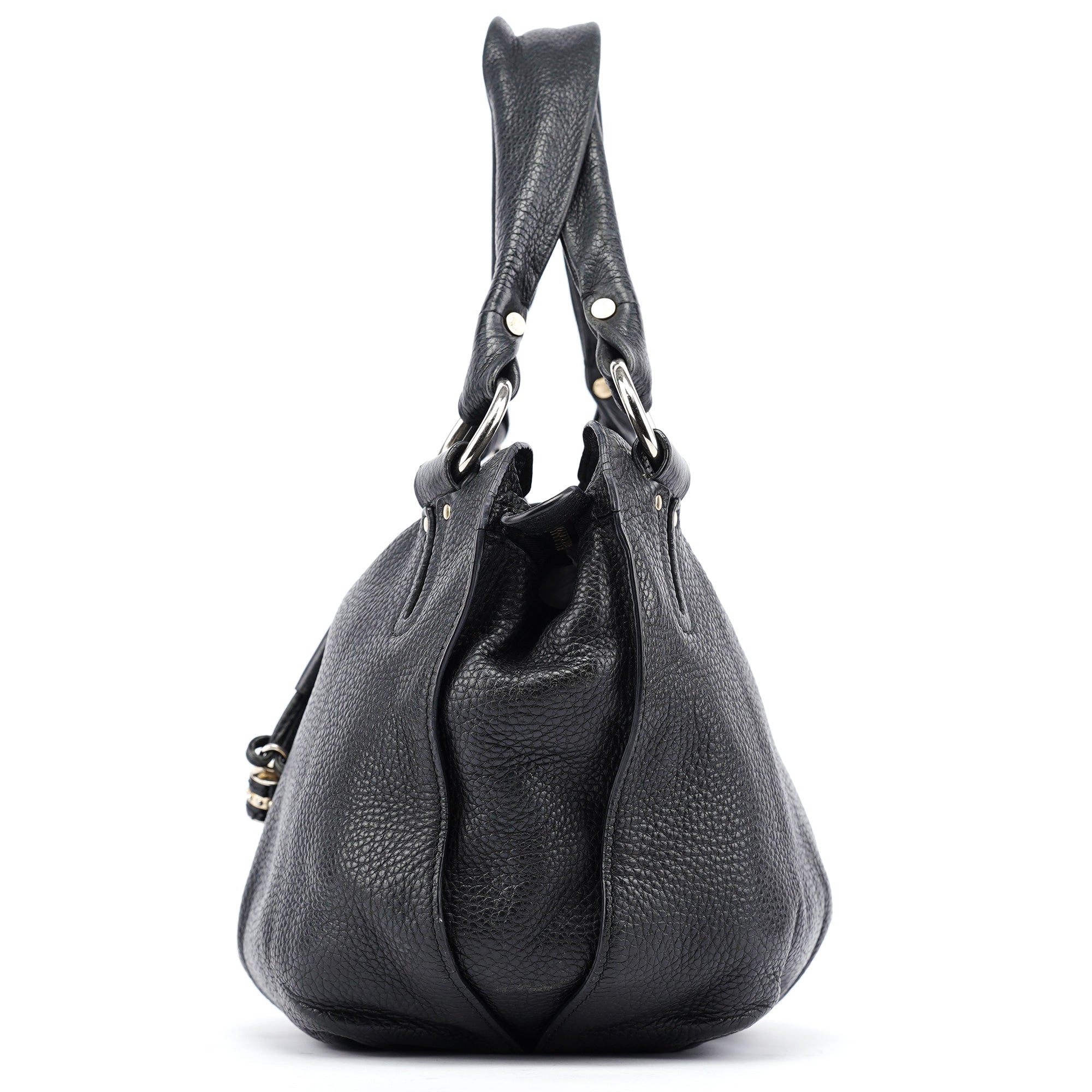 Black Leather Bittersweet Shoulder Bag
