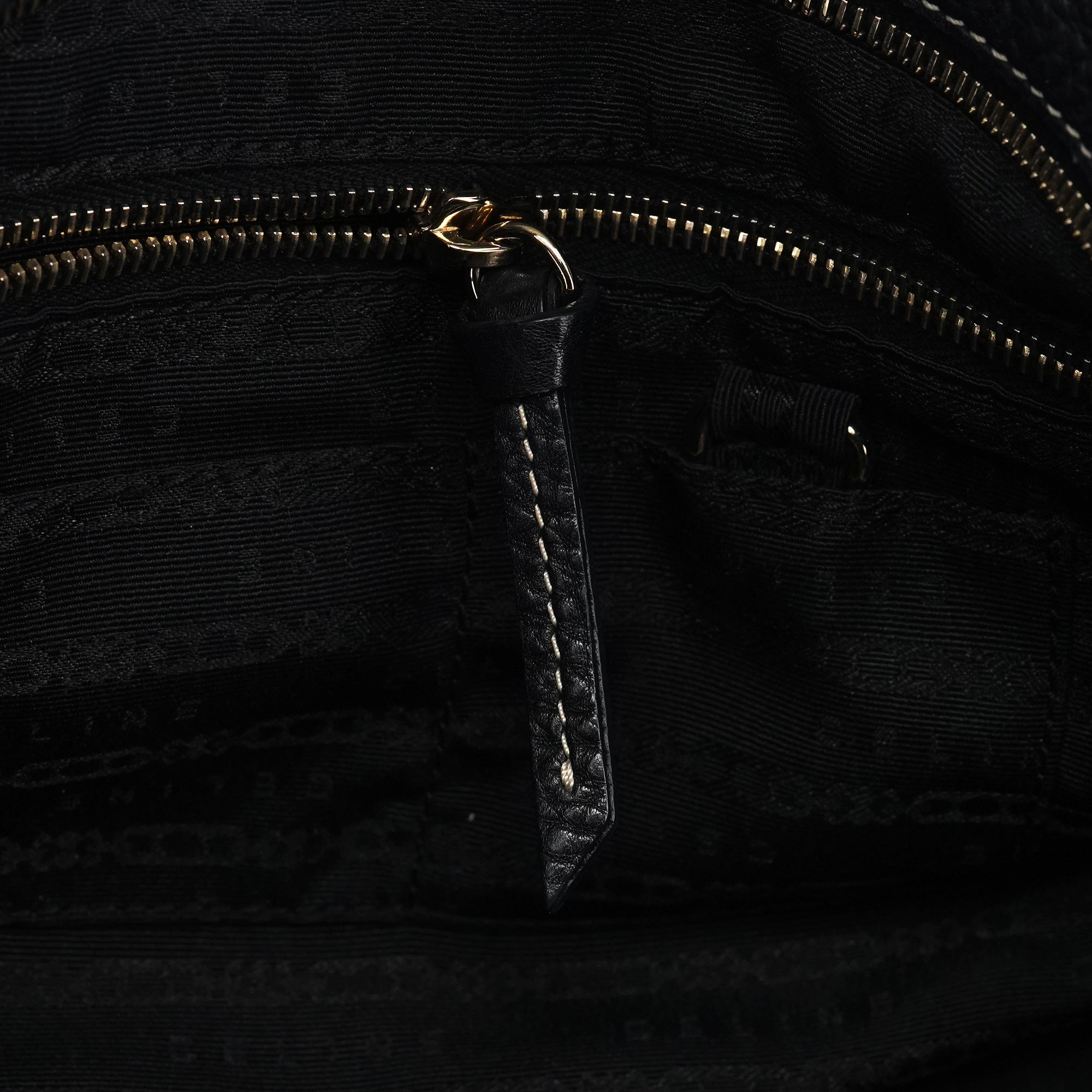 Black Leather Bittersweet Shoulder Bag