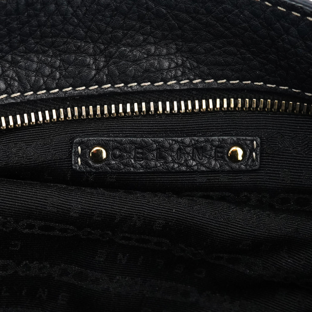 Black Leather Bittersweet Shoulder Bag