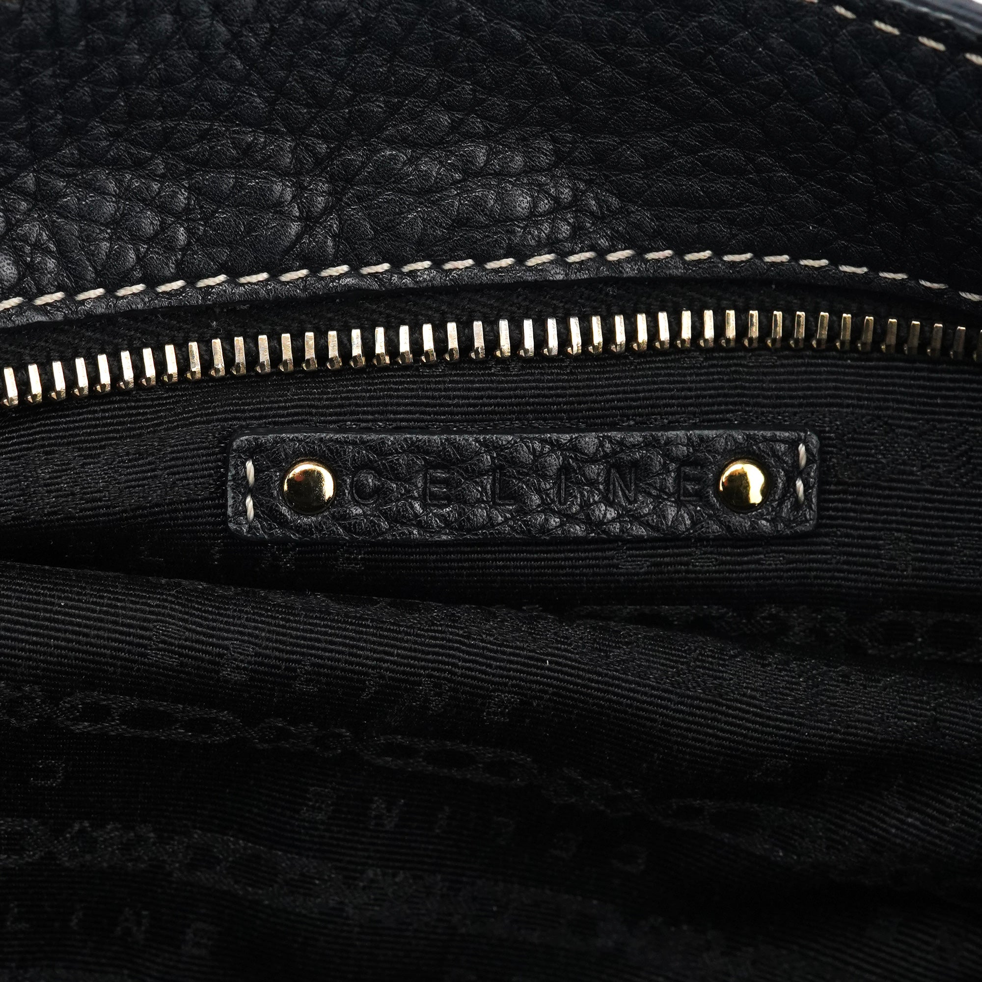 Black Leather Bittersweet Shoulder Bag