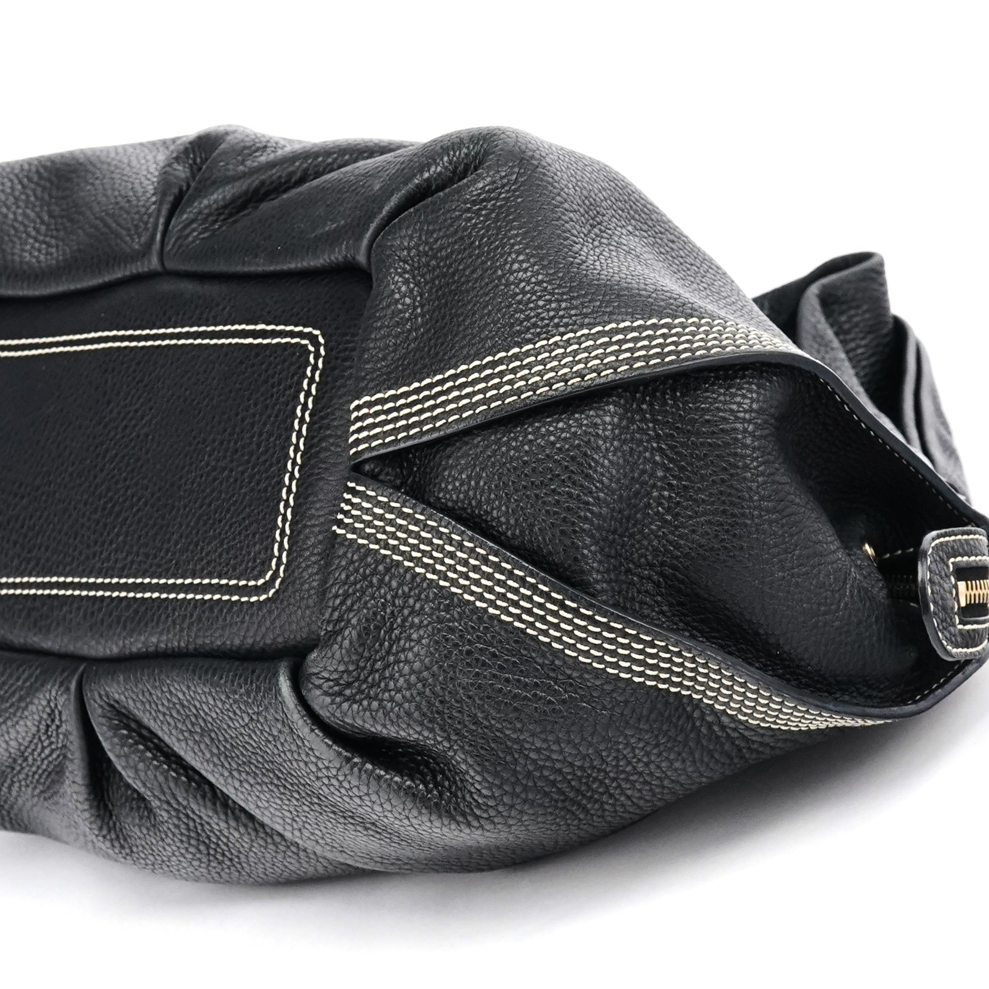 Black Leather Bittersweet Shoulder Bag
