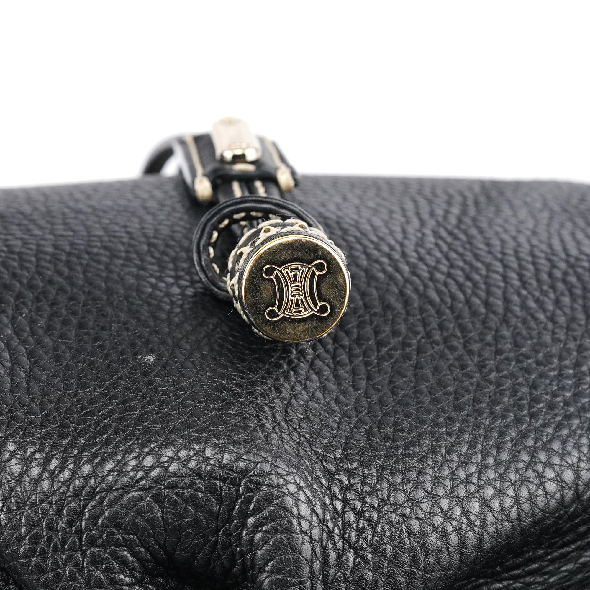 Black Leather Bittersweet Shoulder Bag