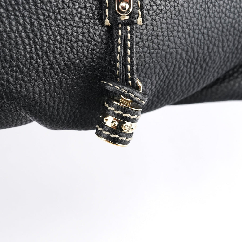 Black Leather Bittersweet Shoulder Bag